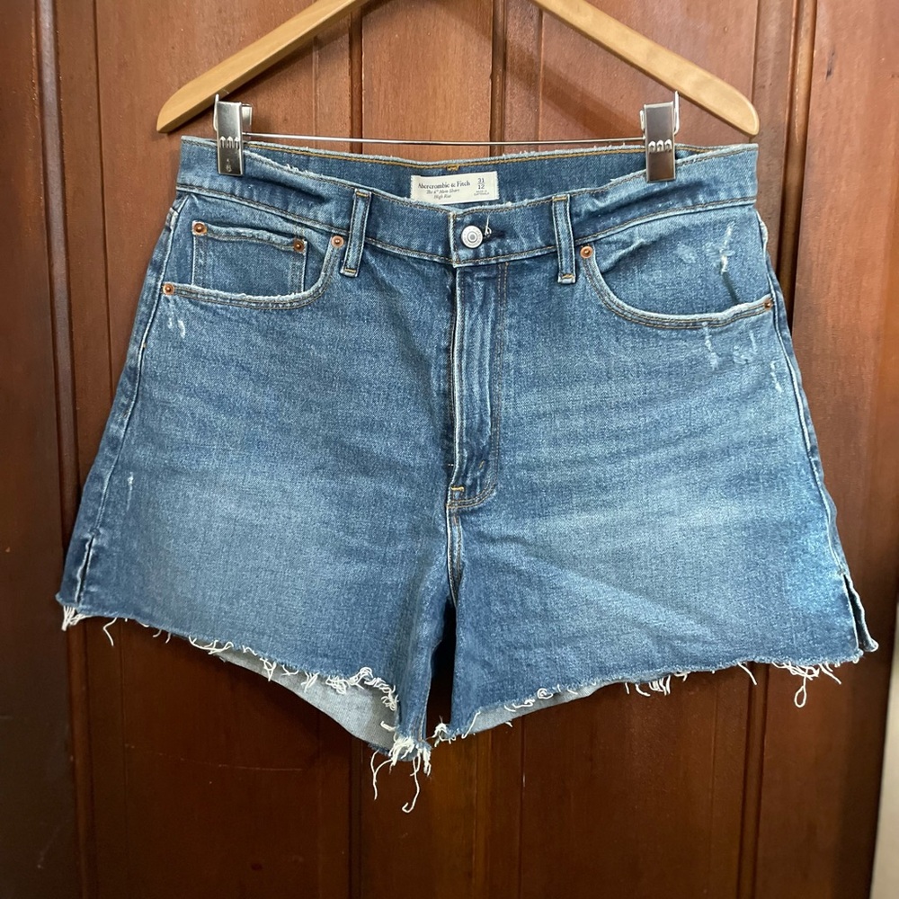 Abercrombie & Fitch Blue Jean Shorts